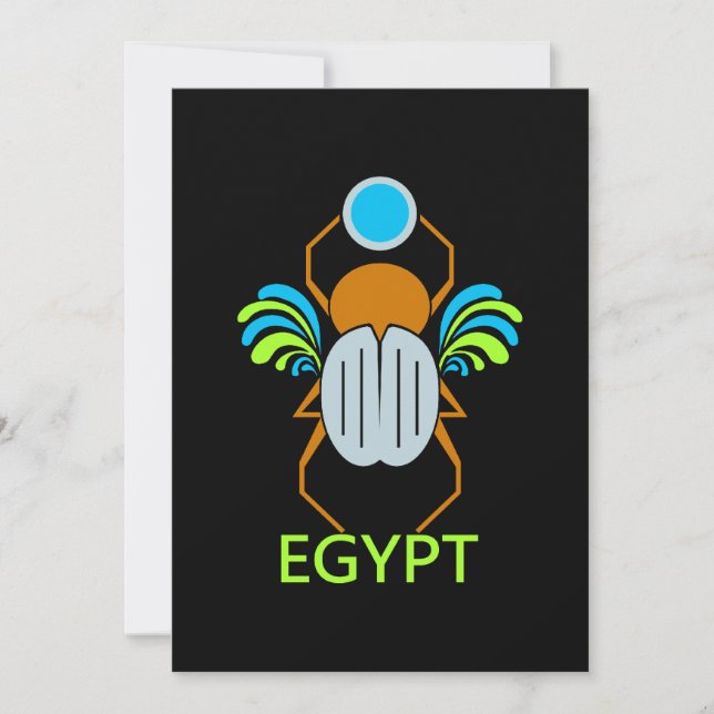 EGYPT invitation - customize (Front)