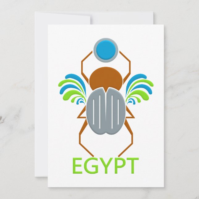 EGYPT invitation - customize (Front)