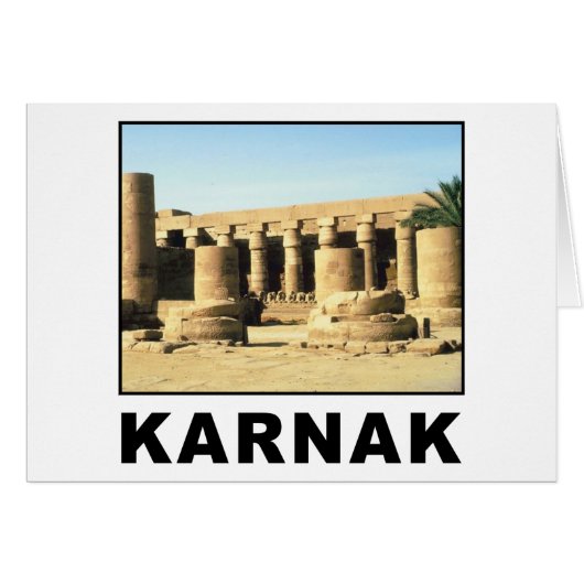 Egypt Karnak Cards (Front Horizontal)