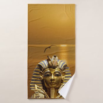 Egypt King Tut Bath Towel by ErikaKai at Zazzle