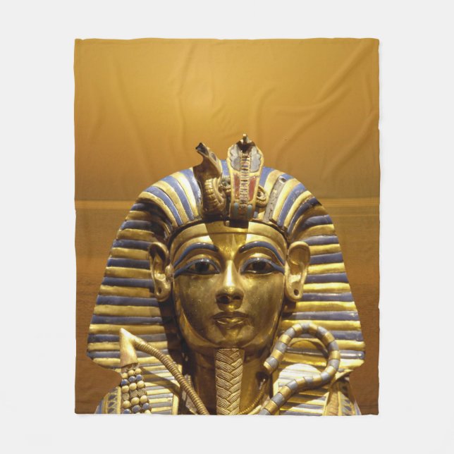Egypt King Tut Fleece Blanket (Front)