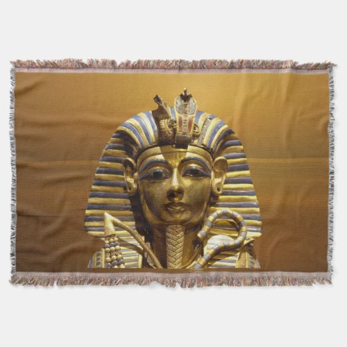 Egypt King Tut Throw Blanket