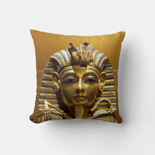 Egypt King Tut Throw Pillow