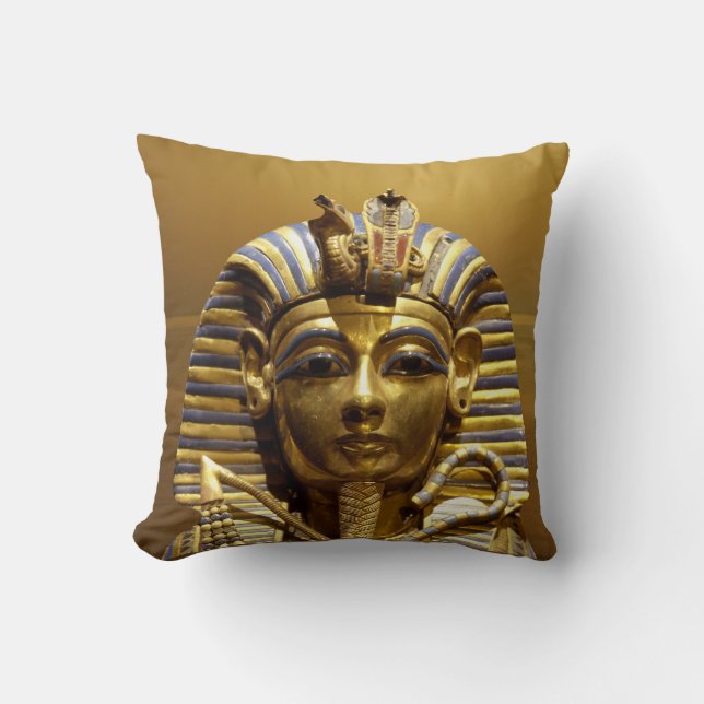 Egypt King Tut Throw Pillow (Front)