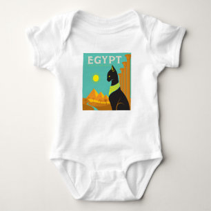 Egypt Land of Feline Royalty Baby Bodysuit