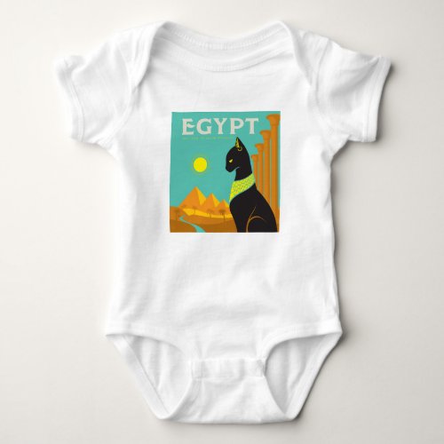 Egypt Land of  Feline Royalty Baby Bodysuit