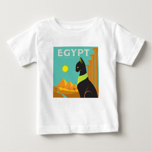 Egypt Land of  Feline Royalty Baby T_Shirt