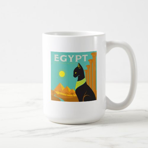 Egypt Land of  Feline Royalty Coffee Mug