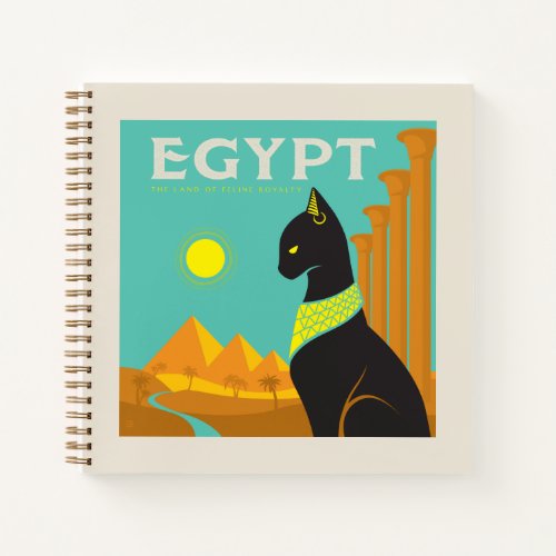 Egypt Land of  Feline Royalty Notebook