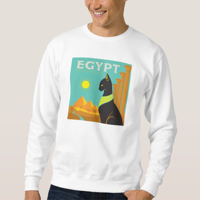 Egypt | Land of  Feline Royalty Sweatshirt (Front)