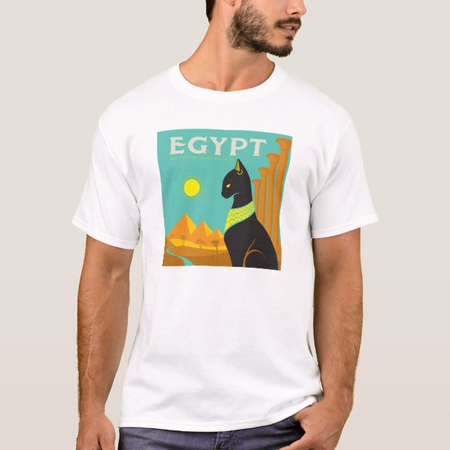 Egypt | Land of  Feline Royalty T-Shirt (Front)