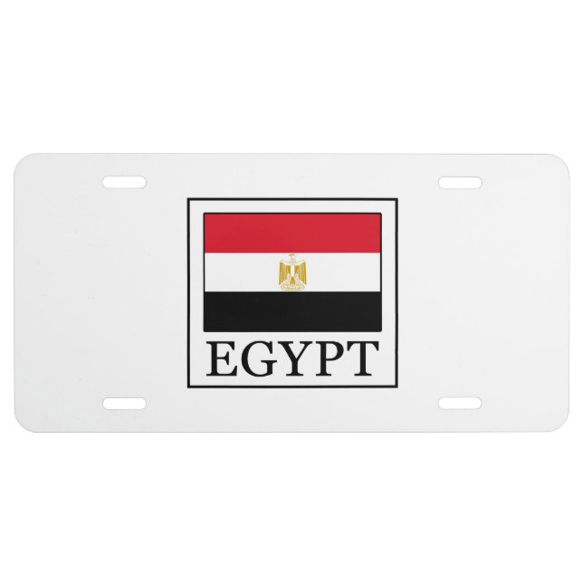Egypt License Plate (Front)