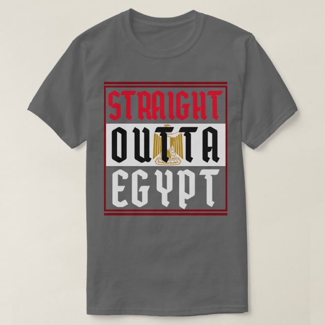 Egypt Lover Gift Egyptian Flag Egypt T-Shirt (Design Front)