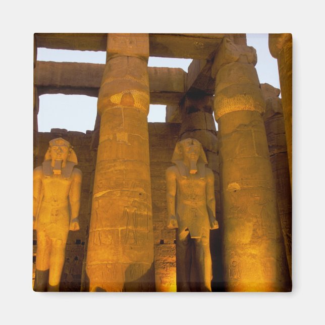 Egypt, Luxor.  Karnack Temple. Magnet (Front)