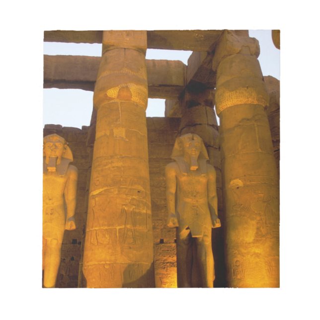Egypt, Luxor.  Karnack Temple. Notepad (Front)