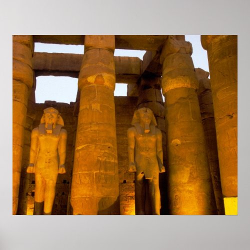Egypt Luxor  Karnack Temple Poster