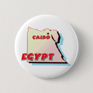 Egypt Map Pinback Button