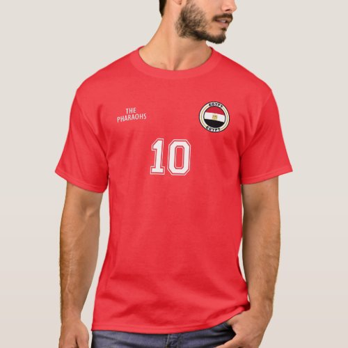 Egypt National Football Team Soccer Retro T_Shirt