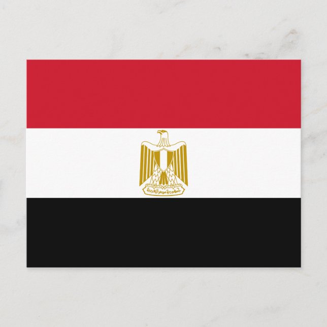 Egypt National World Flag Postcard (Front)