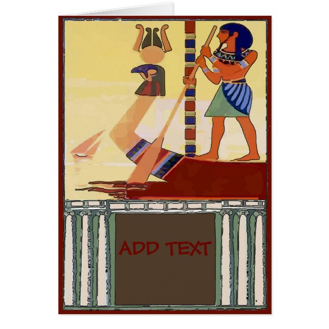 Egypt, Nile Boat Cards (Front)