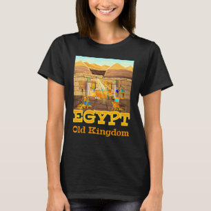 Egypt Old Kingdom Egyptian Pyramid Ankh Pharaoh Te T-Shirt