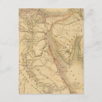 Egypt  Palestine And Arabia Map Postcard by davidrumsey at Zazzle