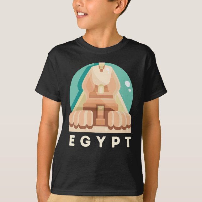 Egypt Pharaoh Sphinx shirt (Front)