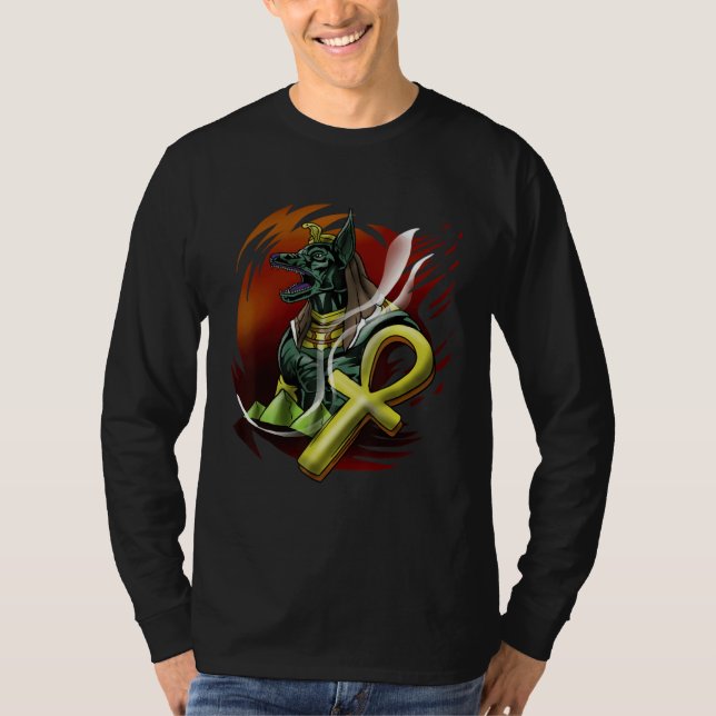 Egypt Pharaoh Temple Culture Gods T-Shirt (Front)