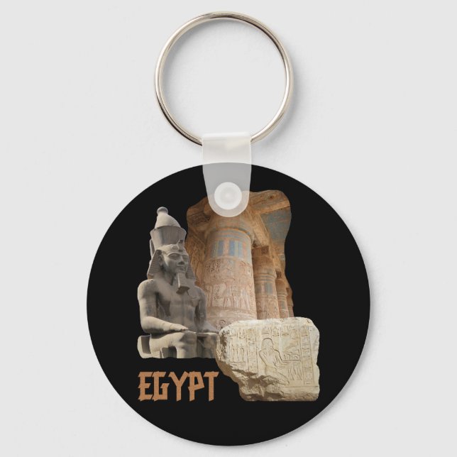 EGYPT photo collage keychain (Front)