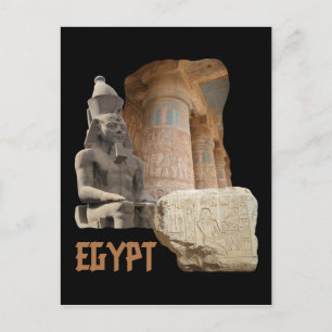 EGYPT photo collage postcard