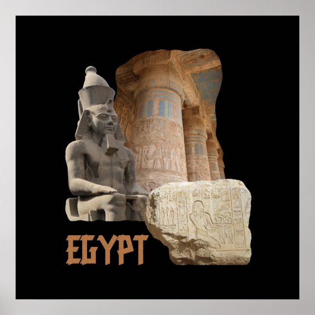 EGYPT photo collage poster (Front)