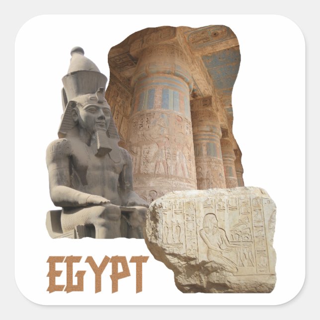 EGYPT photo collage stickers (Front)