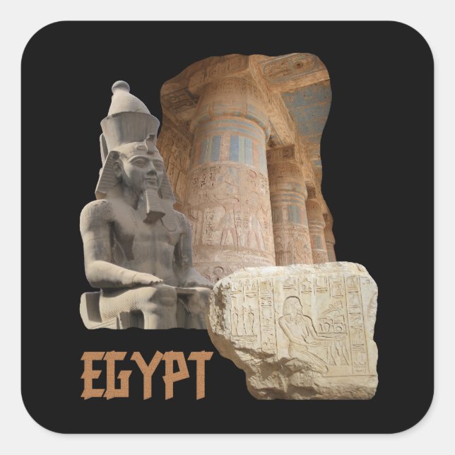 EGYPT photo collage stickers (Front)