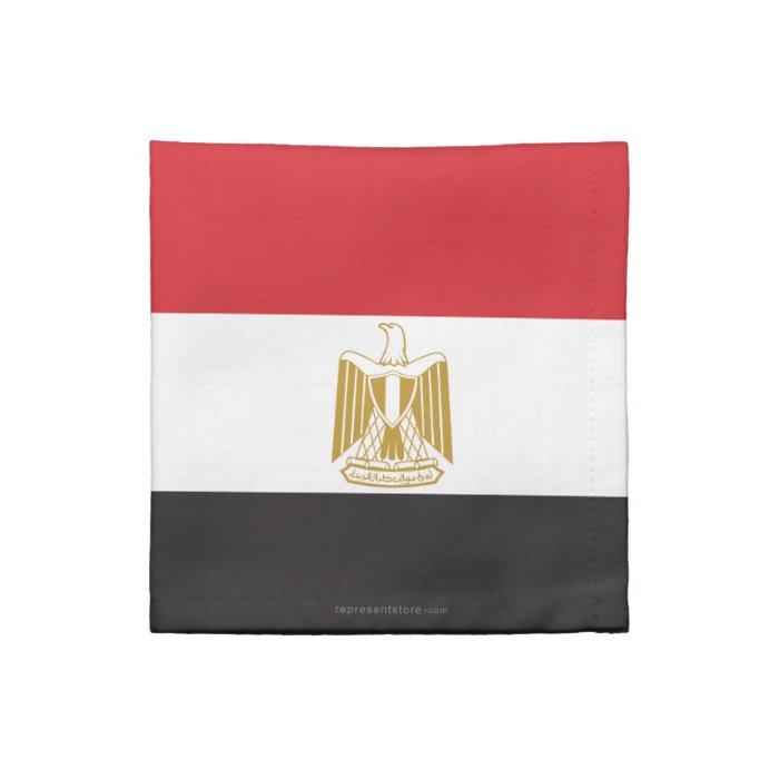 Egypt Plain Flag Printed Napkins