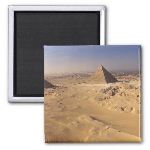 Egypt Pyramids at Giza Khafre Khufu Menkaure Magnet