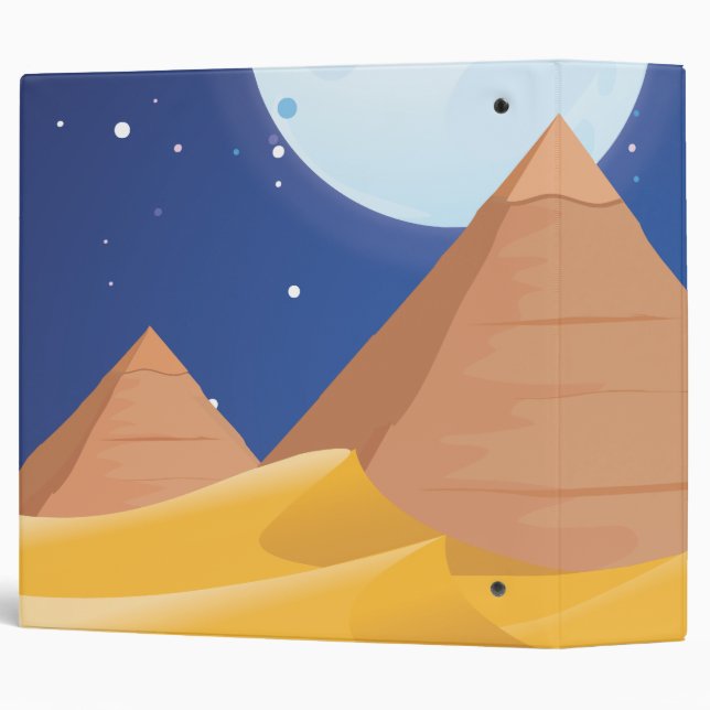 Egypt Pyramids Binder (Back/Spine)