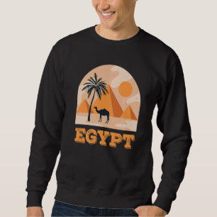 Egypt Pyramids Camel Desert Animal Camel Sweatshirt