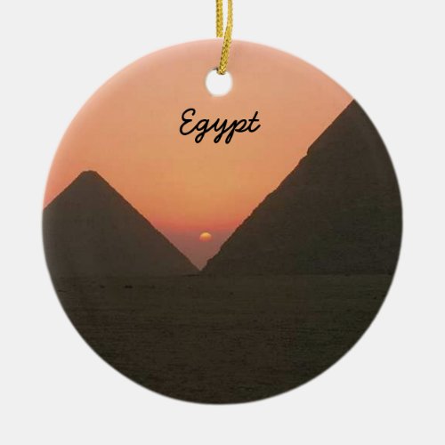 Egypt Pyramids Ornament