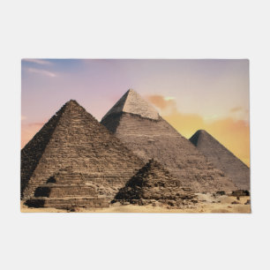 Egypt Pyramids Sphinx Khufu Photo Souvenir Desert Doormat