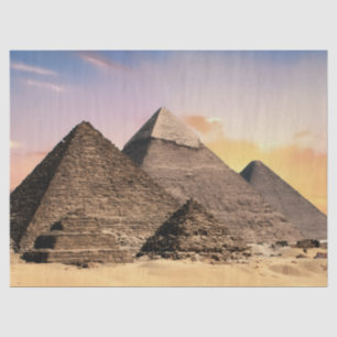 Egypt Pyramids Sphinx Khufu Photo Souvenir Desert Tissue Paper