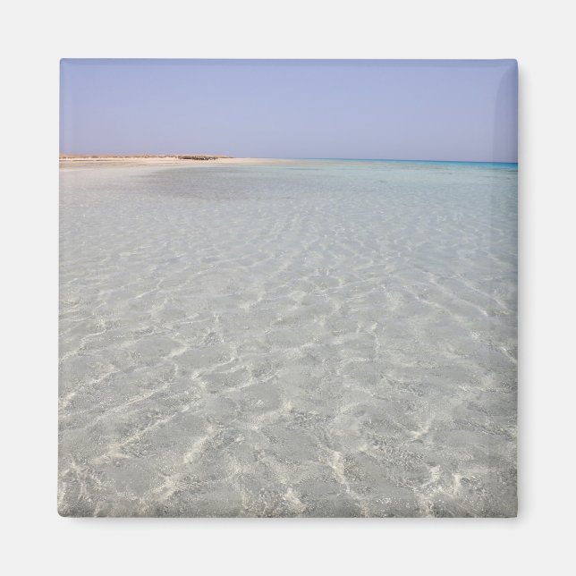 Egypt, Red Sea, Marsa Alam, Sharm El Luli, Beach 2 Magnet (Front)