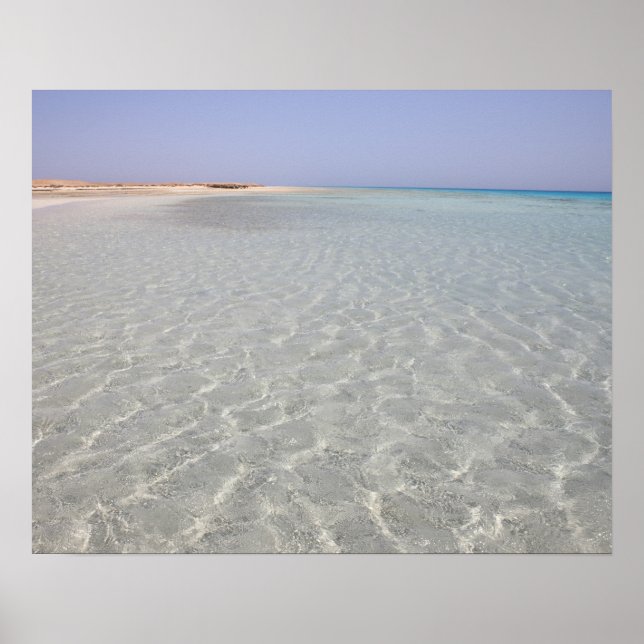 Egypt, Red Sea, Marsa Alam, Sharm El Luli, Beach 2 Poster (Front)