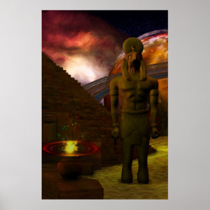 Egypt Rising 3D Digital Art Poster