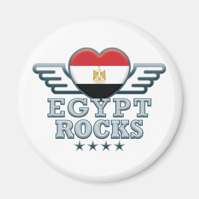 Egypt Rocks v2 Magnet (Front)