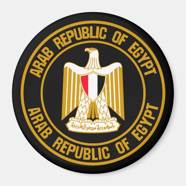 Egypt Round Emblem Magnet (Front)