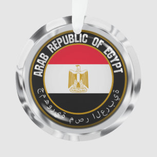 Egypt Round Emblem Ornament