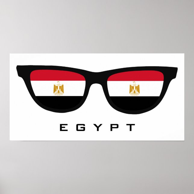 Egypt Shades custom text & color poster (Front)