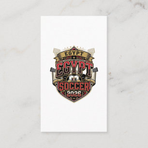 Egypt Soccer 2026 Soccer Bold Country Typography G Business Card