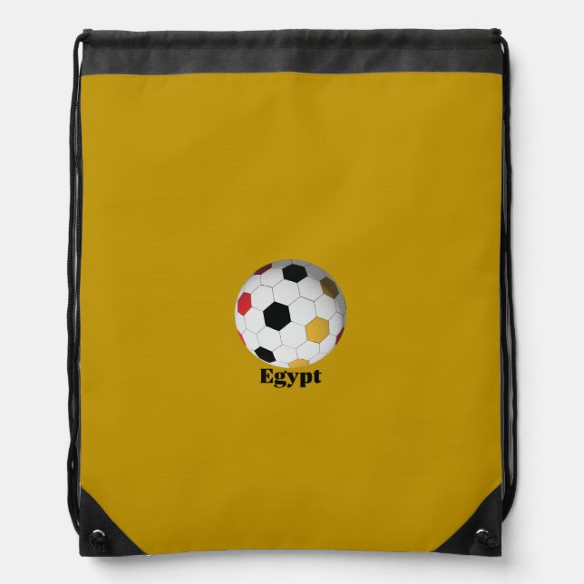 Egypt Soccer Drawstring Bag (Front)