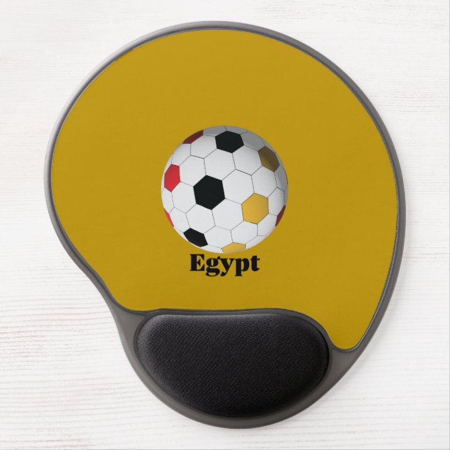 Egypt Soccer Gel Mouse Pad (Front)